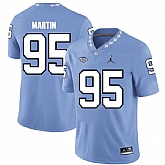 North Carolina Tar Heels 95 Kareem Martin Blue College Football Jersey Dzhi,baseball caps,new era cap wholesale,wholesale hats